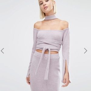 Asos crop top. Brand lavish Alice. Size 12